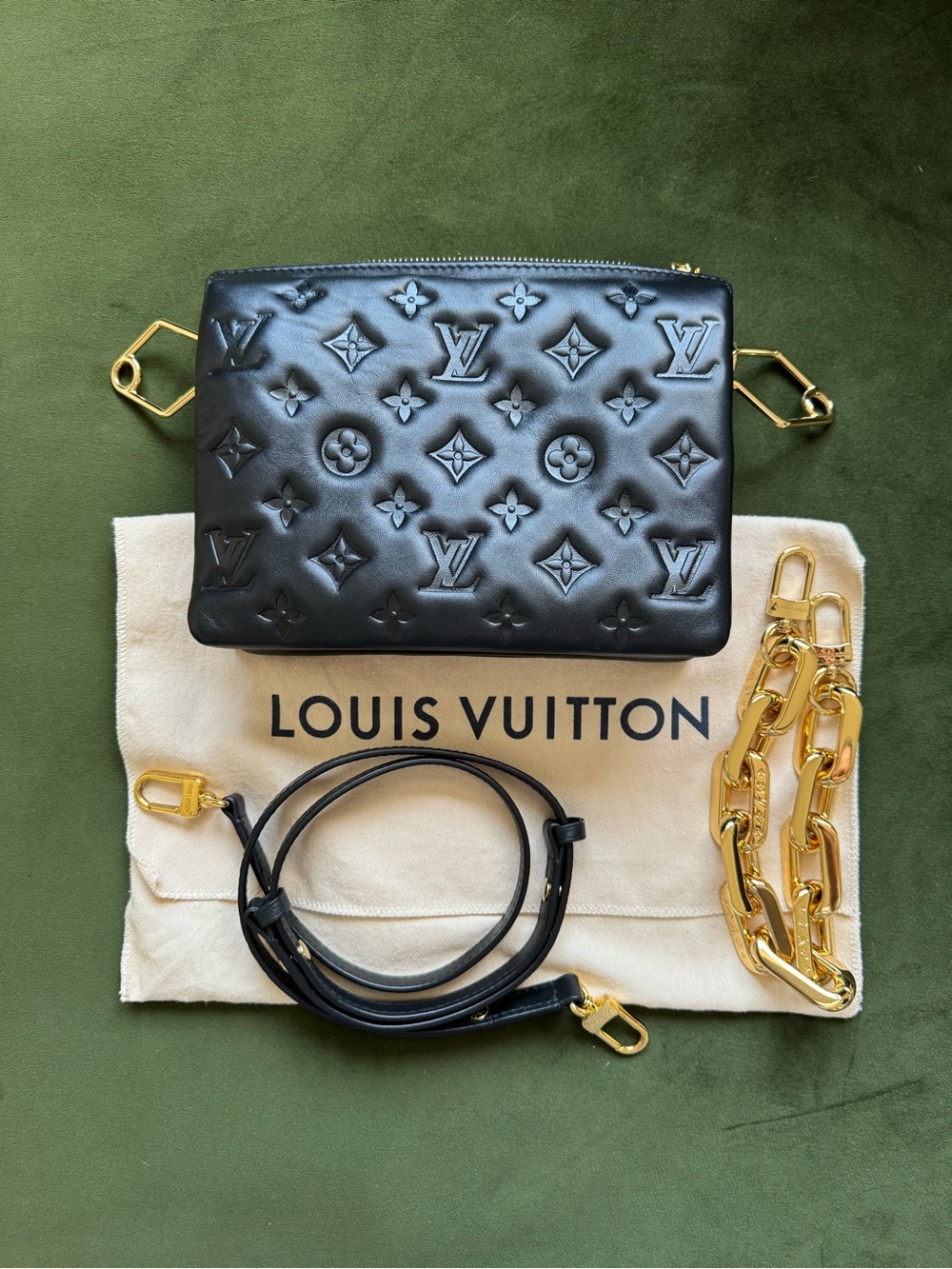 Louis Vuitton Coussin BB Black